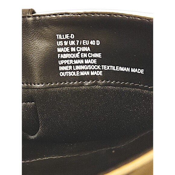 JustFab Tillie Embroidered Top Western Boot Cream & Black Cowgirl Women’… - Picture 4 of 5